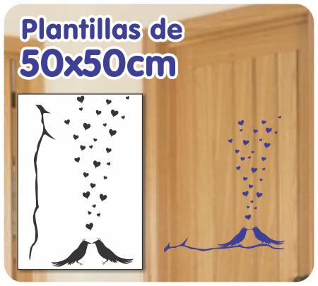 Ploteo de corte, plantilla 50x50cm